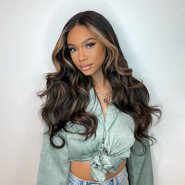 Body wave highlights hair
